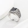 Yin Taifei Retro Korean-Japanese Silver Open Ring - Versatile Court Style for Women & Men
