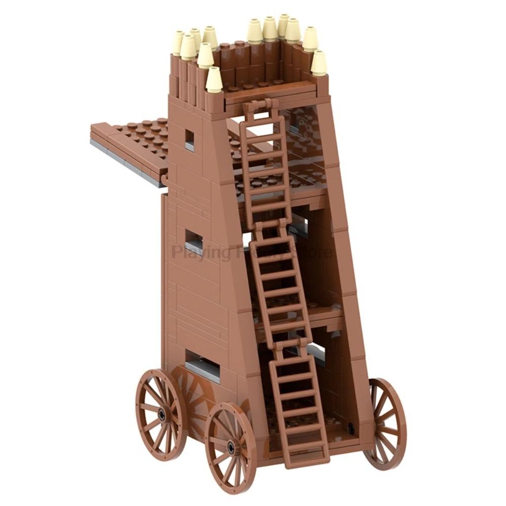 MOC Mittelalterliche Kriegssteine Kanonenwagen Waffe Katapult Armbrust Kompatible Figur Bausteine Spielzeug Für Kinder Erwachsene Freunde Geschenke