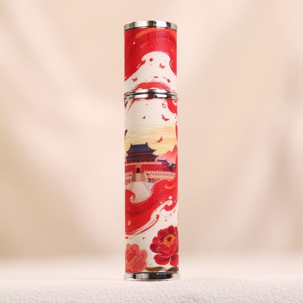PU Leather Perfume Bottle Empty 10ml Cosmetic Container Leak-proof Refillable Ultra-fine Mist Fragrance Container Travel