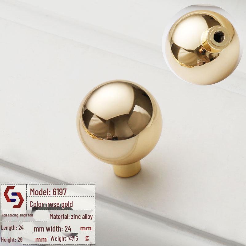 Modern Black Pearl Cabinet and Drawer Handle