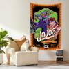 Anime JoJos Bizarre Adventure Tapestry Funny Comic Room Decor Wall Hanging Carpets Dormitory Bedroom Background Cloth