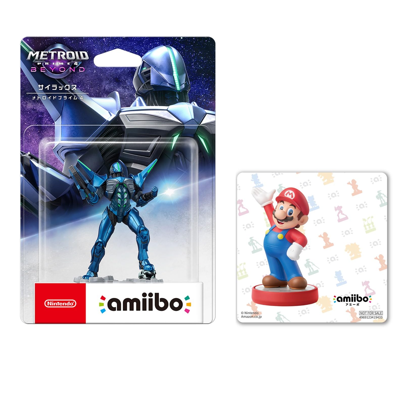 amiibo Сайракс Прайм Бонус Оригинальная наклейка в комплекте [Metroid 4] (Серия Метроид)