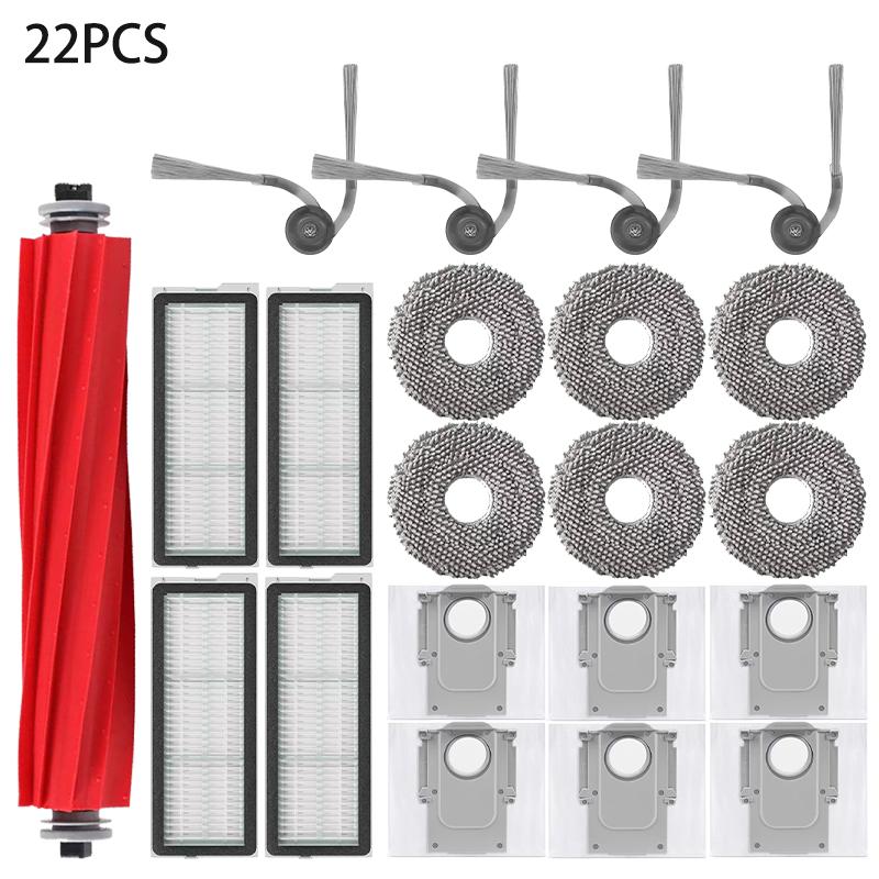 For Roborock Qrevo L / QR 798 / QV 35A / QR 598 Robot Vacuum Cleaner Accessories Main Side Brush Hepa Filter Mop Cloth Dust Bag