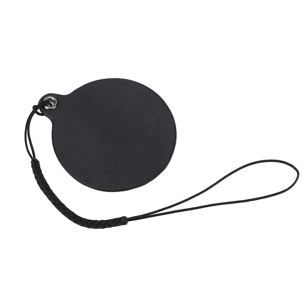 Objektivschutzkappe für EVO Print Kamera, Objektivabdeckung aus echtem Leder mit Trageseil, 4,7 cm Durchmesser