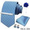 Men'S Business Dress Tie 5-Piece Groom Best Man Dress Accessories Gaowei Dense Jacquard Tie Worker