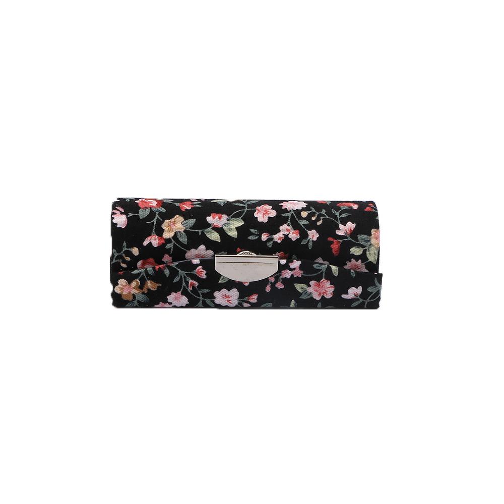 

1Pcs Pure Color Lipstick Box Case Holder With Mirror Women s Cosmetic Jewelry Packaging Plain Fabric Lipstick Storage Box