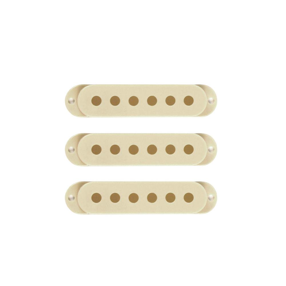 FLEOR 3pcs Plastic ST Guitar Pickup Covers Single Coil Covers for Electric Guitar