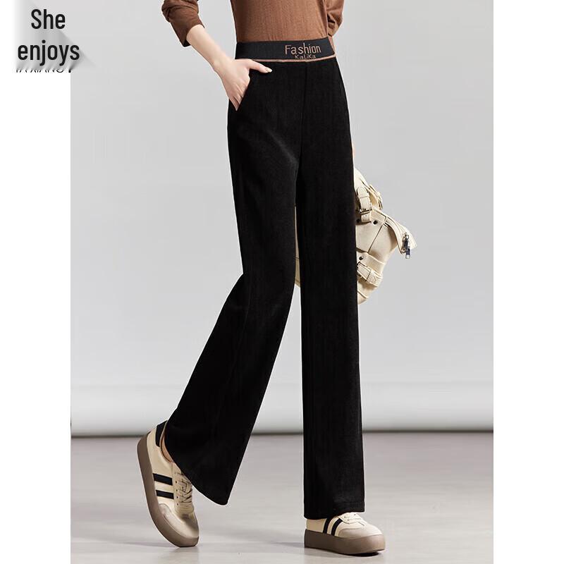 

Women s High-Waist Draped Elastic-Waist Wide-Leg Casual Pants XL