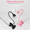 Nail Led Uv Lamp For Drying Gel Nails Polish Clip-On Flexible Desk Mini Portable Usb Nail Lamp Uv Light Dryer For Manicure Salon