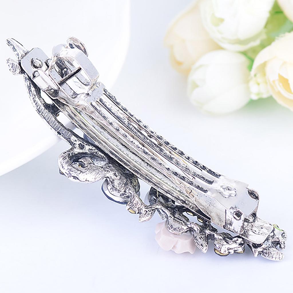 Haarspangen Kristall Strass Haarspangen Schmetterling Französische Clips Vintage Frühling Haarspangen Blumen Haarschmuck