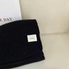 Korean Style Versatile Knitted Scarf for Women - Green, Blue, Red, Warm & Stylish for Autumn/Winter