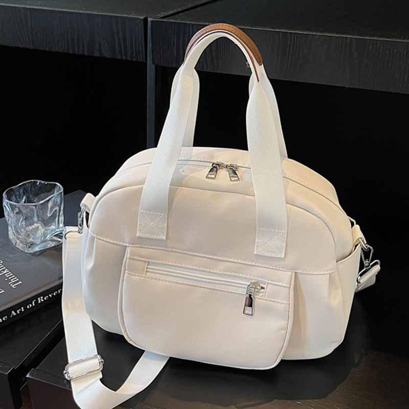 2025 New Japanese and Korean Casual Portable Travel Bag Large Capacity Lightweight Retro Shoulder Crossbody Bag Women