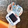 New Mini Cat Dog Animal Graffiti Board Keychain Cute Student Schoolbag Pendant Keyring Can Be Clearing Diy Painting Keychain Toy