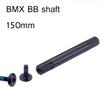 TAOZIK Eixo Central de Aço Forte para Bicicleta BMX 19 150mm de Comprimento 8 Rosca do Eixo Eixo BB