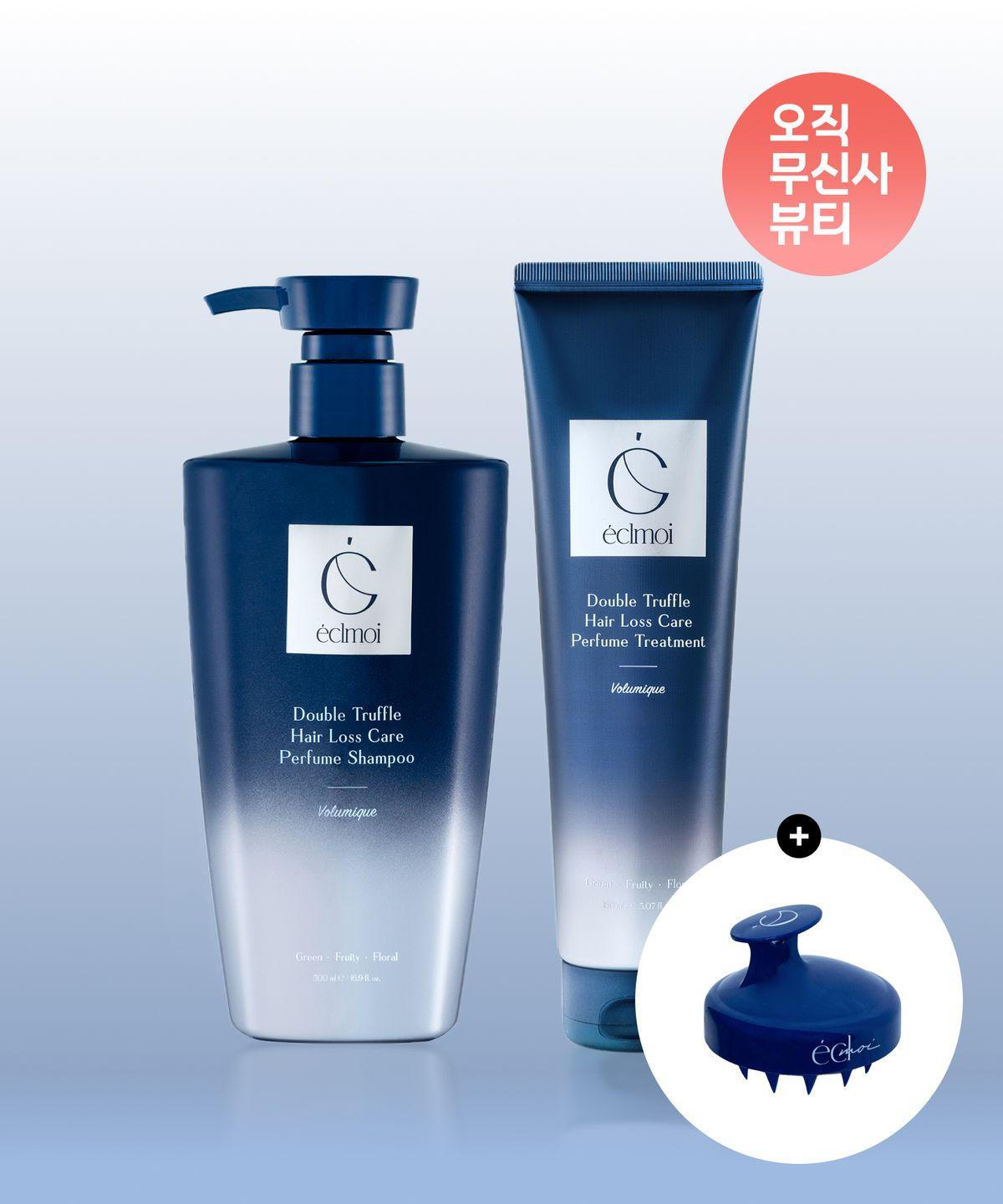 1 x 500ml Shampoo + 1 x 150ml Treatment (+Free Shampoo Brush)