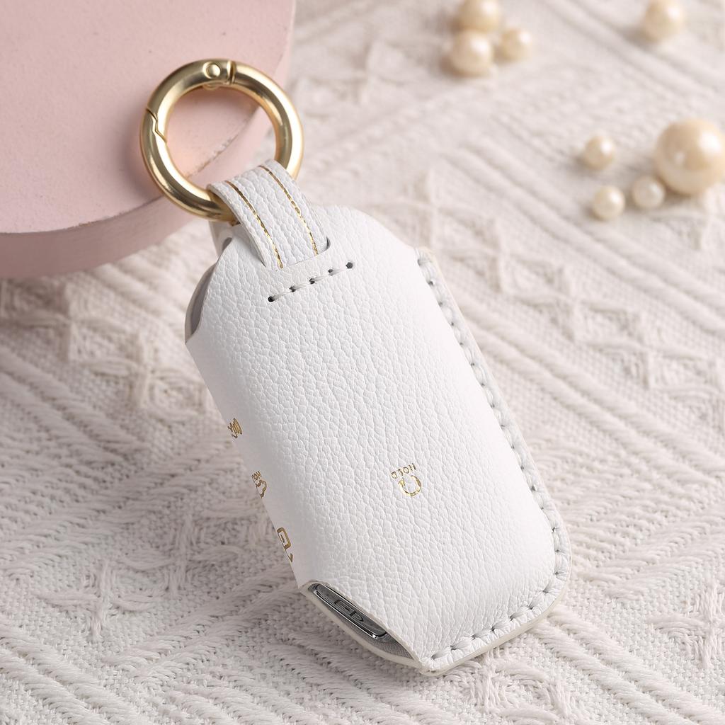 Customized Korean Car Key Cover Is Suitable for Kia Sorento Handmade Genuine Leather Car Key Case