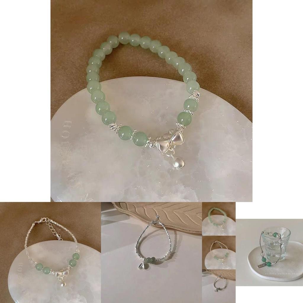 Exquisite Glass Gourd Pendant Bracelet For Women With Unique Geometric Design And Modern Chic Style