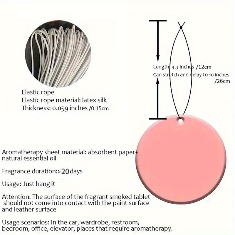 6/24pcs Leaf Shape Car Air Fresheners Natural Scented Tea Paper Tablets for Auto Interior Mirror Hanging Fragrance Accessories