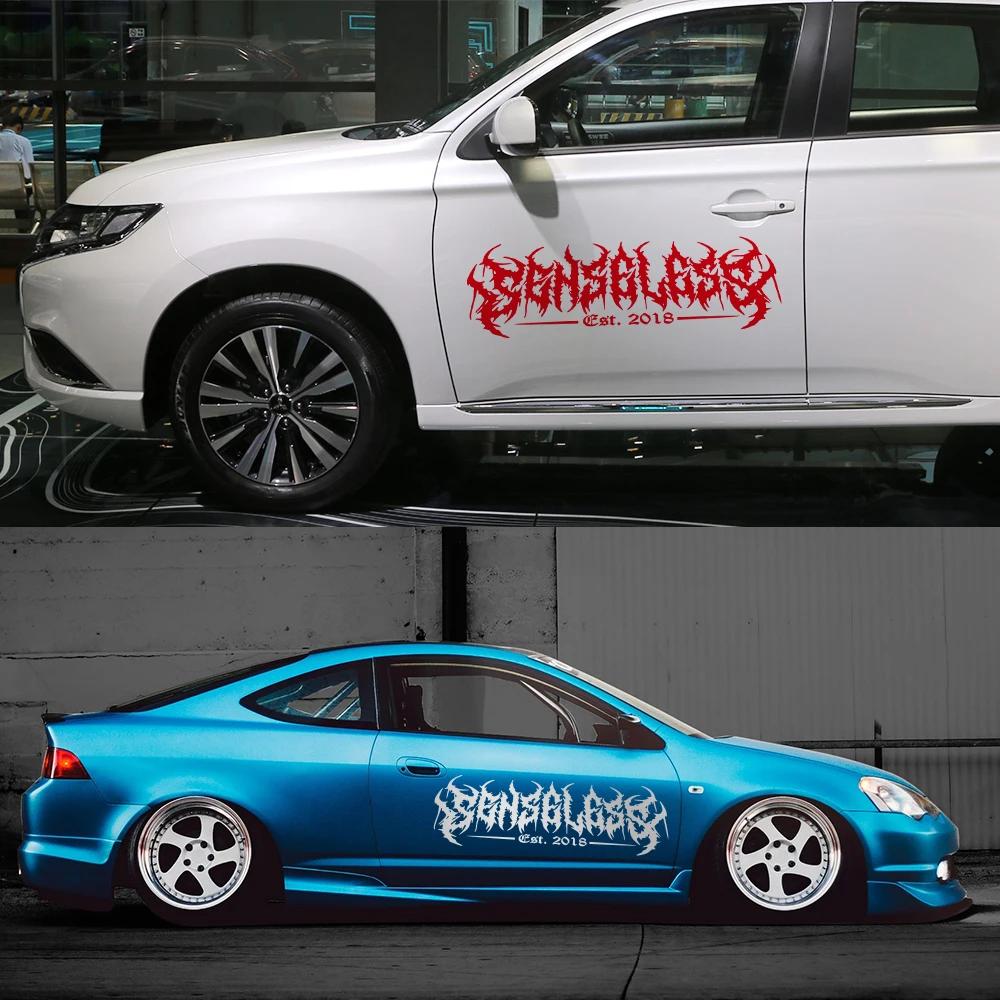 Samolepka na okno auta Bezmyšlenkovitá Zadní sklo Závodní Vinylové Decals Dveře nákladního auta Voděodolné Vnější Grafika Auto Příslušenství