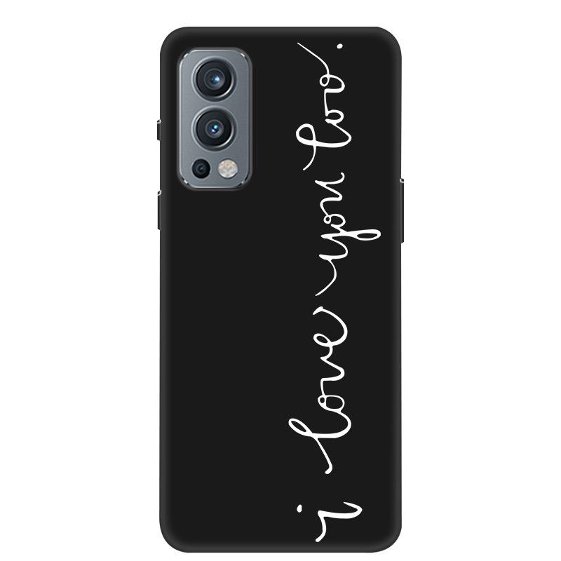 Black Silicone Case For OnePlus Nord 2 5G Phone Case Cover Soft Funda For One Plus OnePlus Nord 2 Back Cover Case 1+Nord 2 Nord2