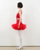 Leobyui Tulle Tiered Skirt Red