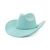 Vegan suede cowboy hat jazz panama hat unisex women's hat wide brim cowboy hat women's hat  cowboy hat