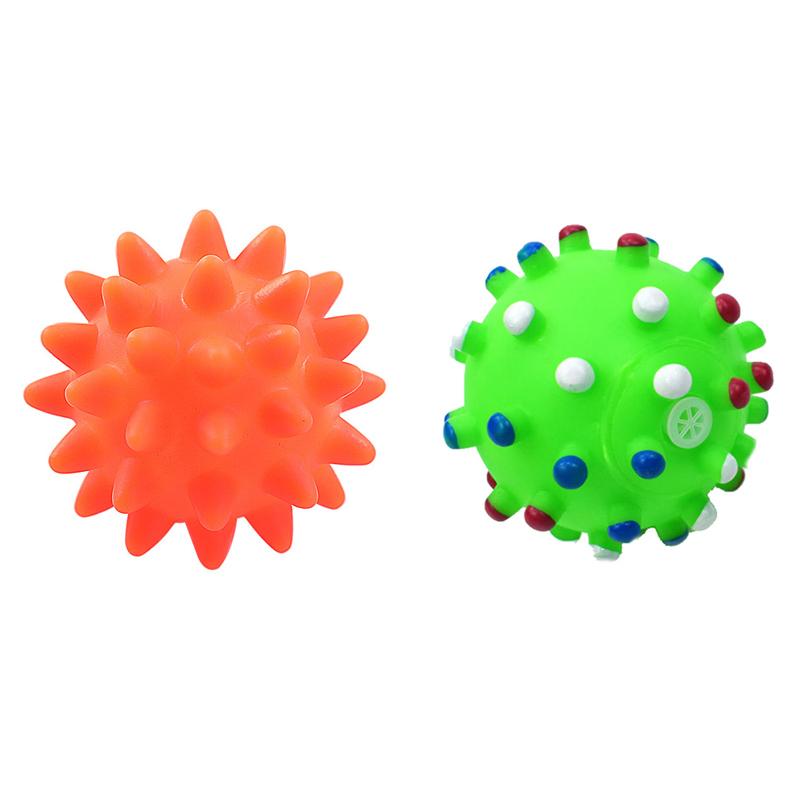 1 Stück Durchmesser 6cm Quietschender Haustier Hundeball Spielzeug für kleine Hunde Gummi Kauen Welpenspielzeug Hundezubehör Hundespielzeug Haustiere brinquedo cachorro