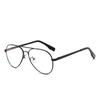 Colorful Lens Myopia Lens Polarized Sunglasses For Children Metal Anti-Glare Oval Prescription Sunglasses  0 -0.5 -0.75 To -4.0