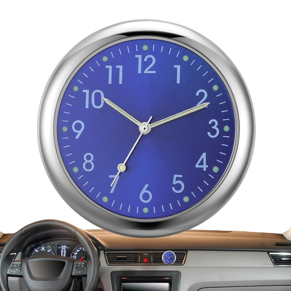 Car Clock, Fluorescent Dashboard Quartz Watch, High Precision, Luminous, For Car Replacement, For Air