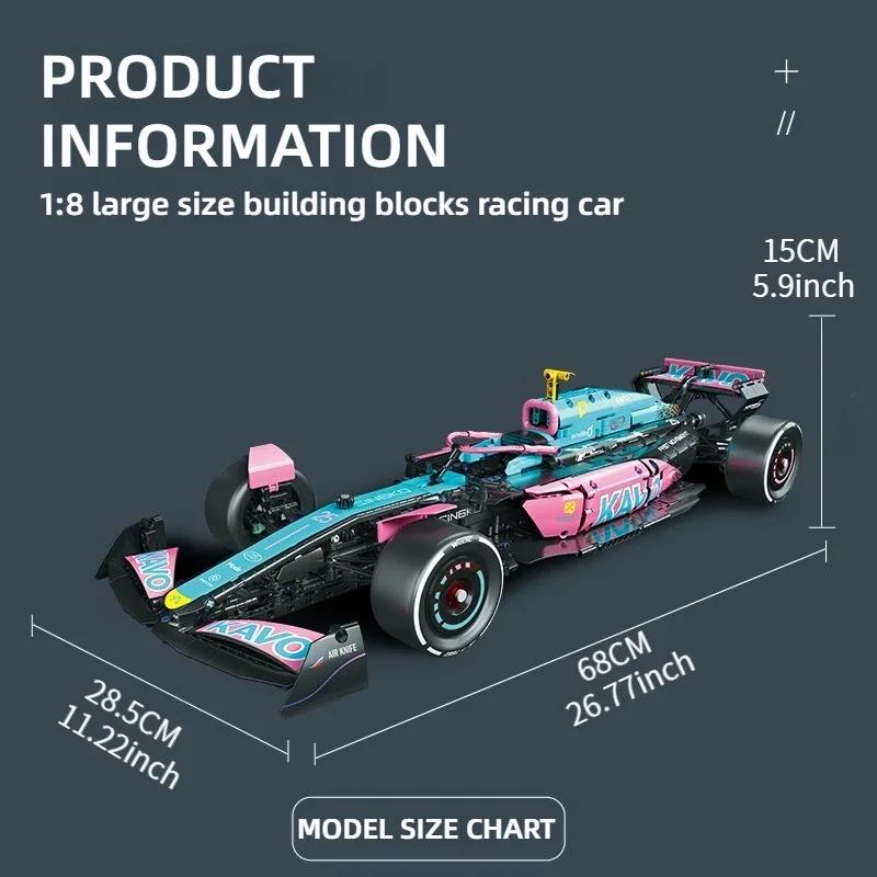 Racing Car Building Blocks Set Technical Moc Vehicle Model Performance Speed Race Cars Kit Boy Children'S Toys Birthday Kid Gift