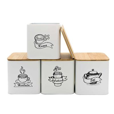 Set Of 4 Kitchen Containers For Loose Products 4264