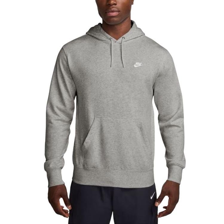 

Nike Logo Casual Comfortable Long Sleeve Sweatshirt Men sweatshirt Gray FN3867-063 M