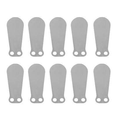 10Pcs Air Compressor Valve Plate Tongue Shape Cast Iron Intake and Exhaust Accessories80 Exhaust