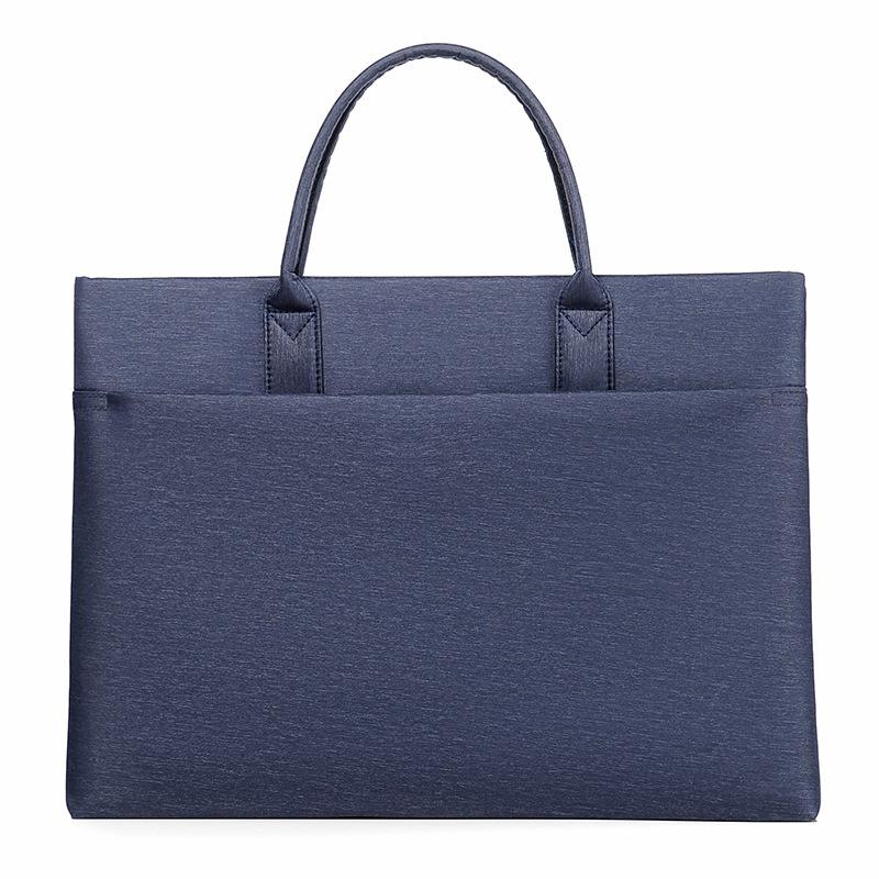 Мужская простая деловая сумка-портфель для ноутбука офисная деловая поездка портфель-сумка сумка для документов сумка для компьютера синий