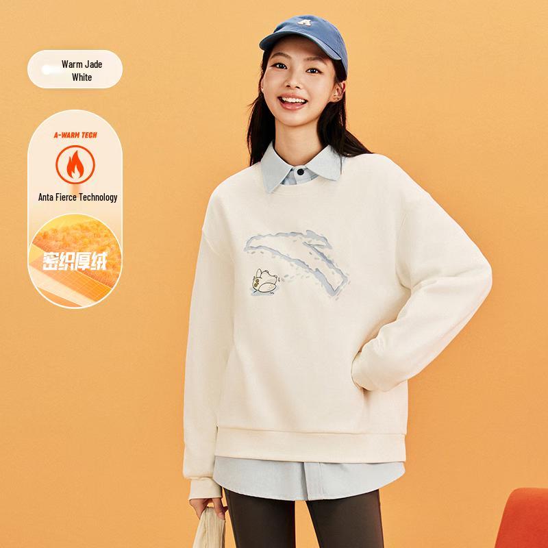 

Женский графический свитшот на флисовой подкладке от Anta M