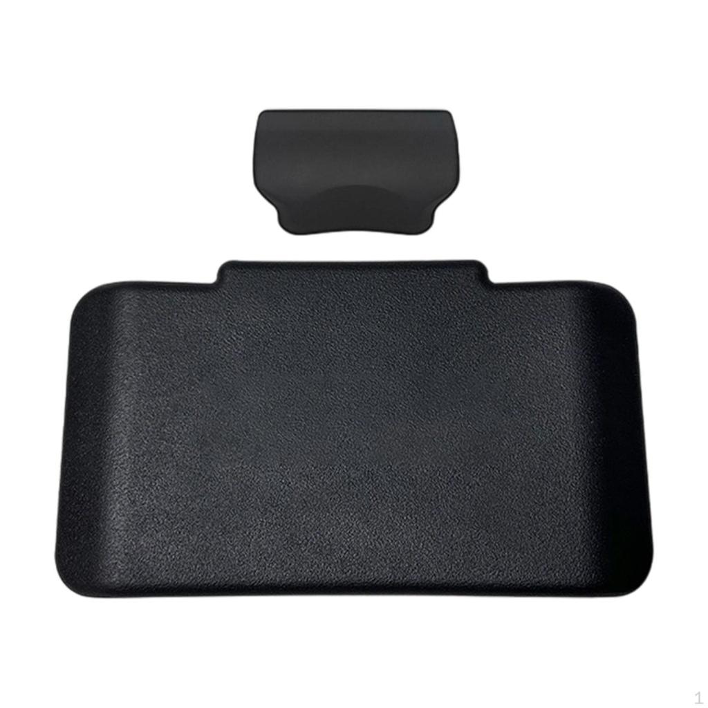 2 Pieces Backrest Cushion Accessories Passenger Sissy Bar Rear Suitcase PU Material