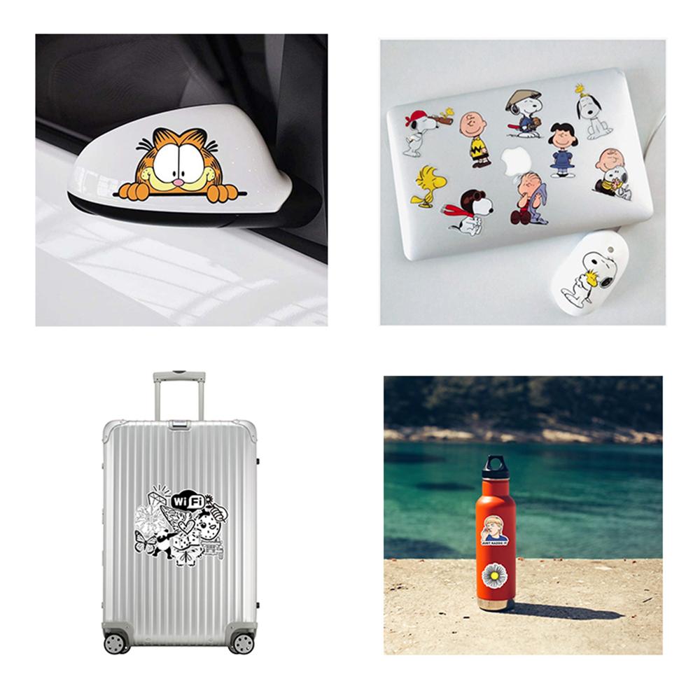 Logo Tag Sticker Custom Waterproof Kawaii Stickers Decals Personalized First Name Label For Children School Stationery Bottle