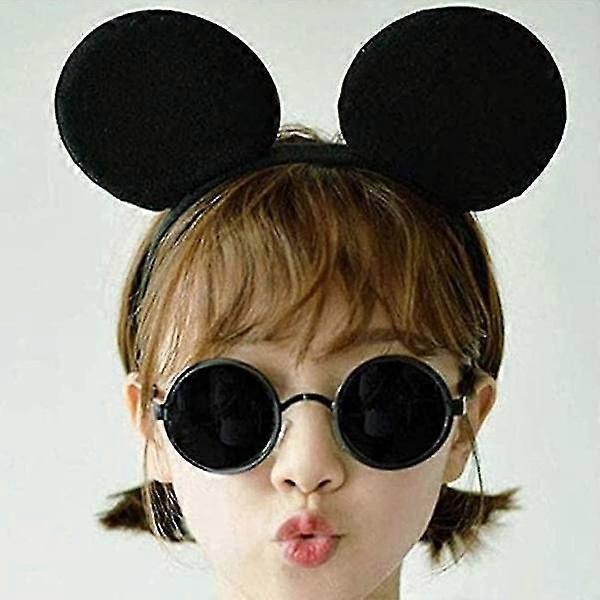 10 Κομμάτια Μαύρα Αυτιά Μίκυ Μάους για Ενήλικες/Παιδιά Αξεσουάρ Στέκας Κοστουμιού