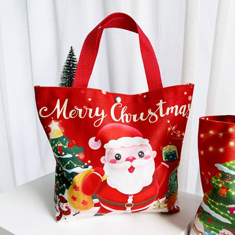 

Подарочный мешок Деда Мороза для яблок и конфет на Рождественский сочельник