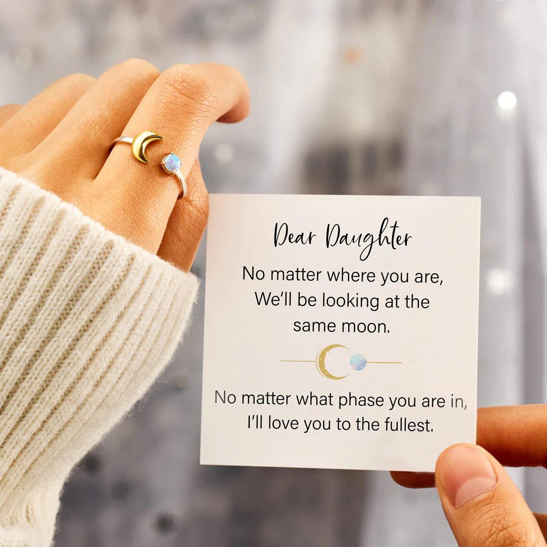S925 Sterling Silver Star and Moon Two-Tone Ring - Women s High-End Fashion Statement. Adjustable