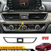 For Honda Accord 10th 2018- Carbon Fiber ABS Console Middle Air Outlet Trim