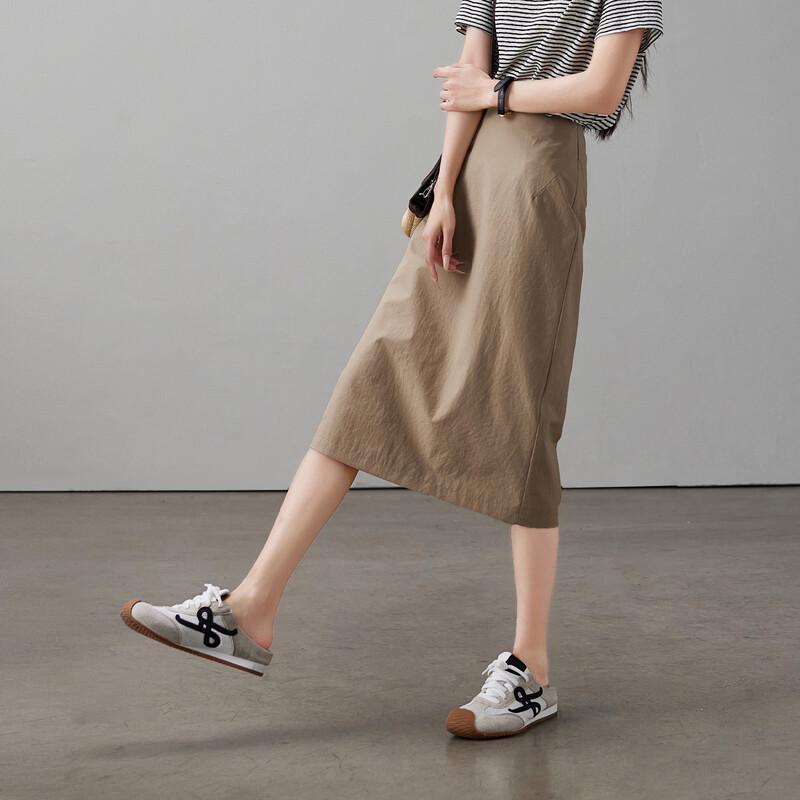 SOFSIL Women s High-Waist Midi Skirt 28/L