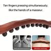 Body Shaping Gua Sha Massage Stick Acupressure Point Wooden Body Massager Meridian Wand  Neck