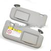 Gray Sun Visor with 2 Screws for Toyota Corolla 2014-2018