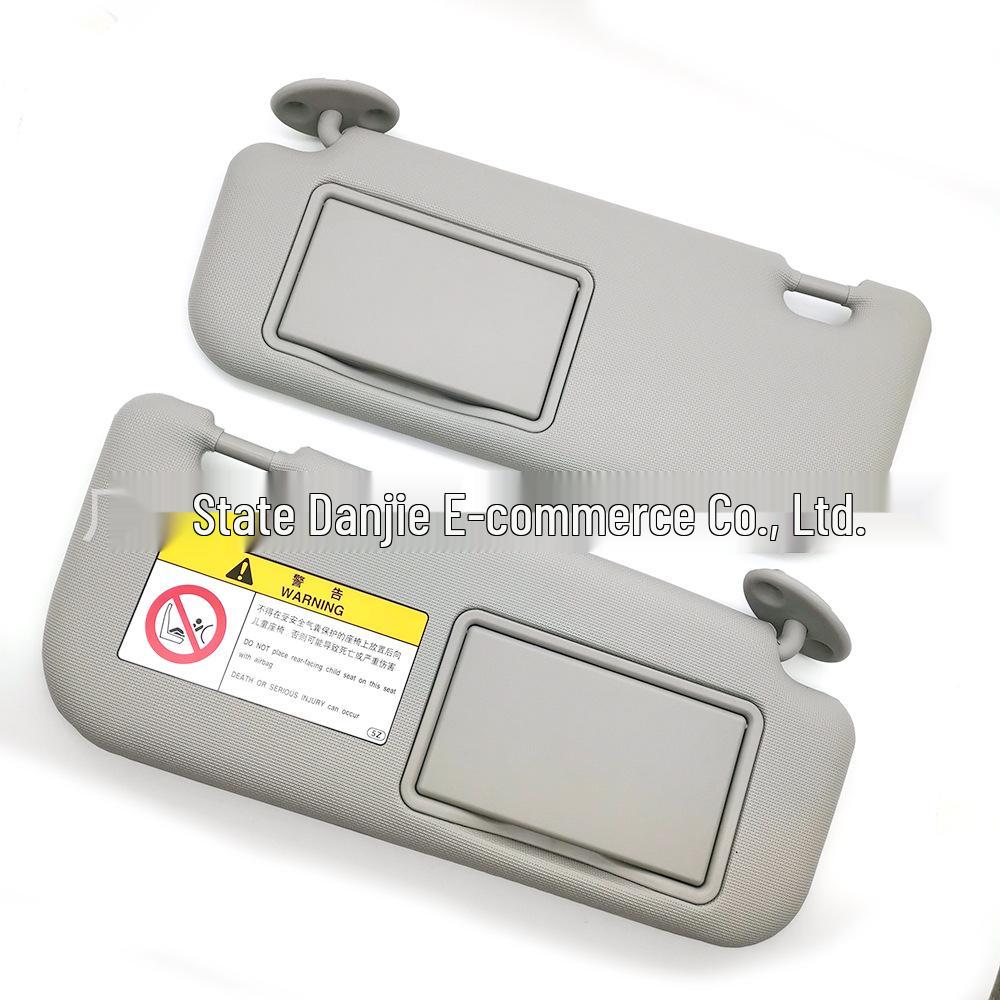 Gray Sun Visor with 2 Screws for Toyota Corolla 2014-2018