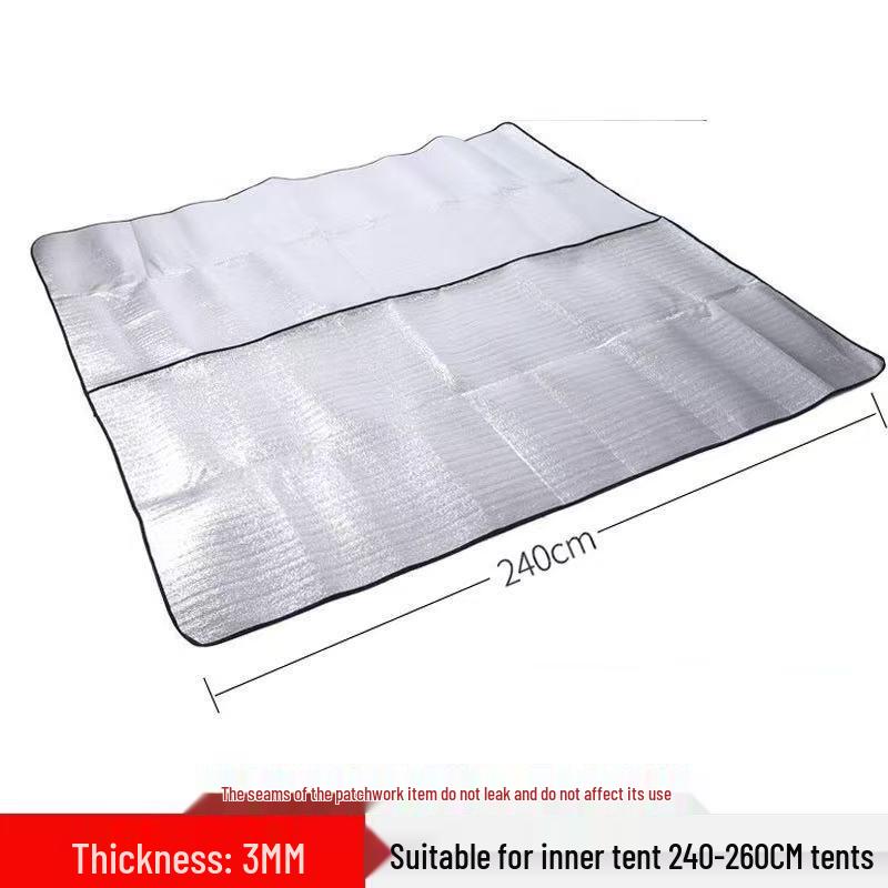 Aluminum Foil Waterproof Camping & Crawling Mat - Moisture-proof, Double-sided, Thickened, Portable