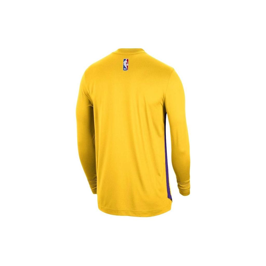 Nike Logo Casual Crew Neck Pullover Long Sleeve Soccer Jersey Player Edition 23-24 Season Los Angeles Lakers Unisex Jersey Gold DX9436-728