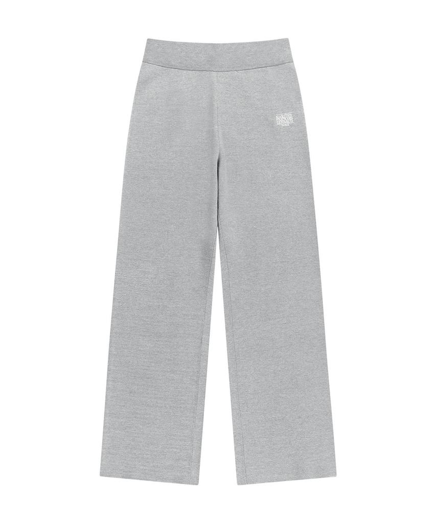Malittepeulangsowajeobeo W Classic Logo Knit Pants Heather Gray