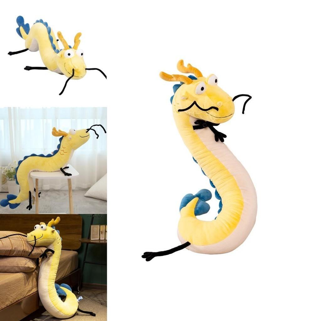 Authentic My Dad Is A Dragon Dragon Dad Long Plush Cartoon Pillow Anime Doll Super Soft Short Plush Multiple Sizes To Choose From Lazy Dragon)