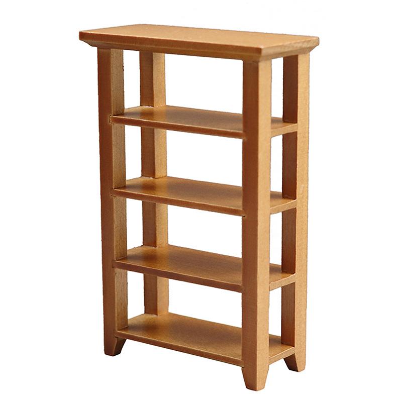 1/12 Dollhouse Miniature Rack Iron Shelf Flower Stand Decoration Accessories Handmade Playthings Present Children-Friendly